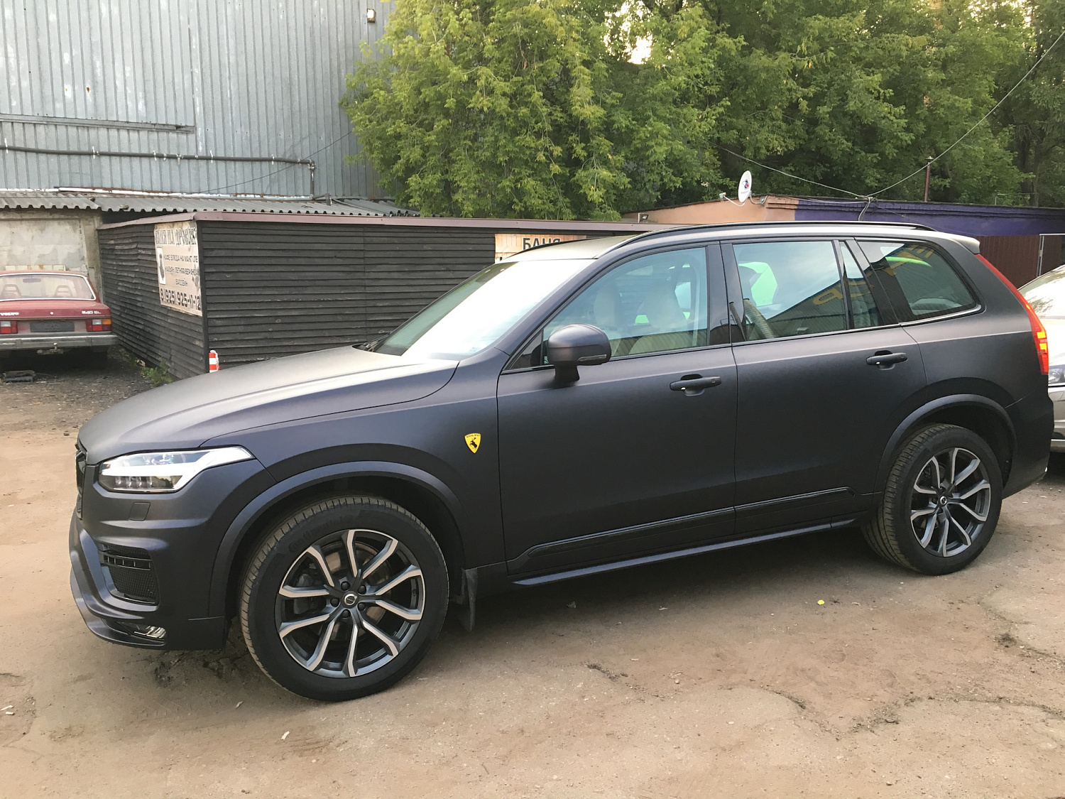 Антихром Volvo
