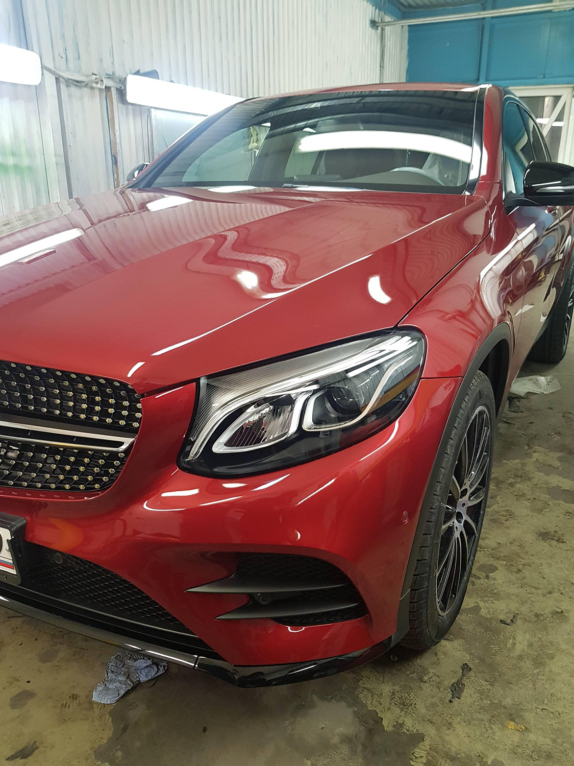 Оклейка полиуретановой пленкой Mercedes GLC