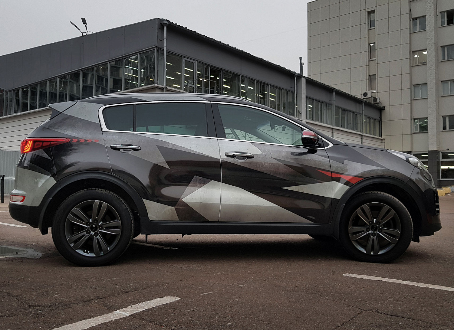 Оклейка пленкой Kia Sportage