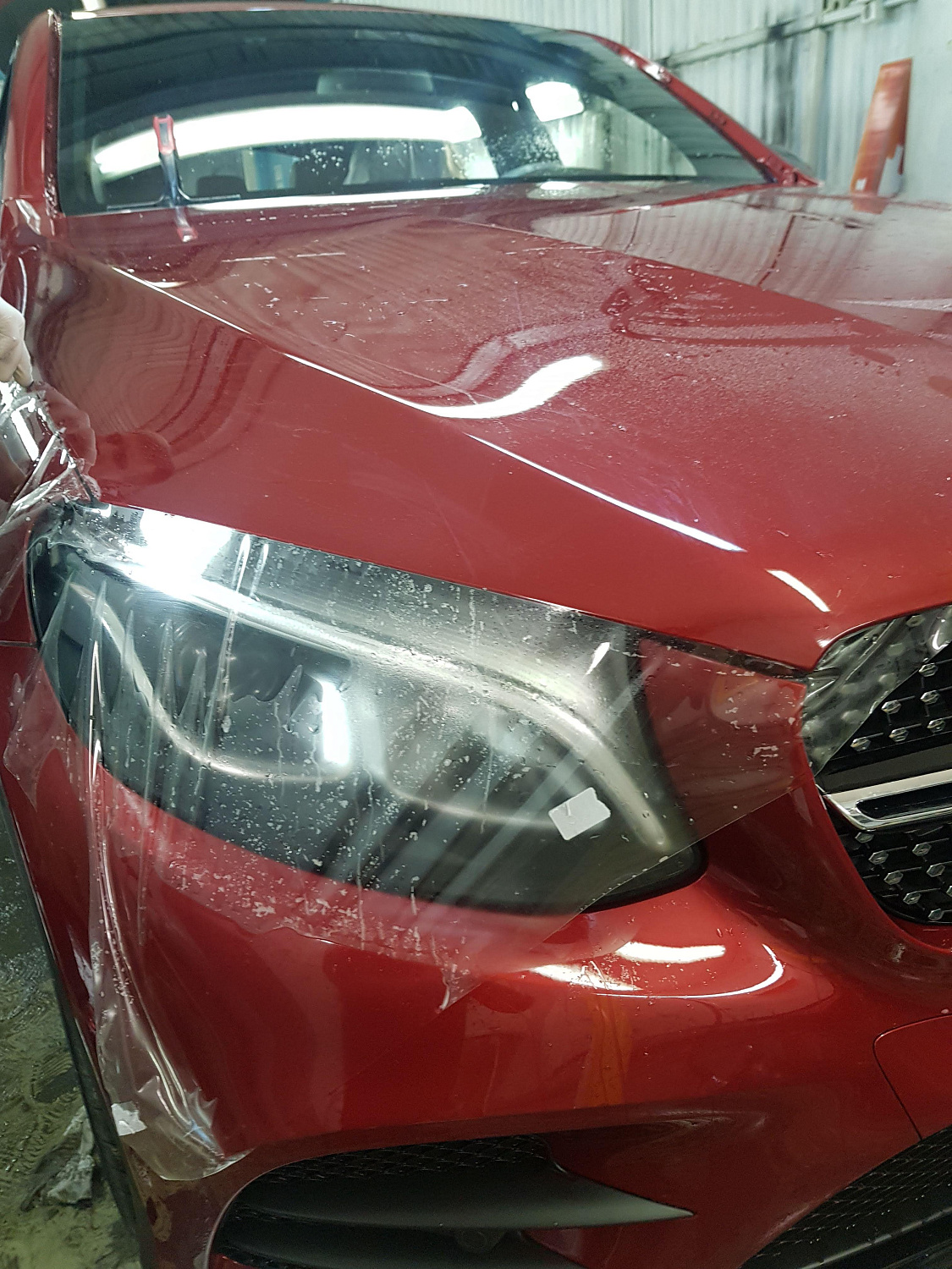 Оклейка полиуретановой пленкой Mercedes GLC